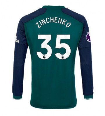 Arsenal Oleksandr Zinchenko #35 Replica Third Stadium Shirt 2023-24 Long Sleeve